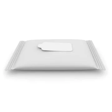 Big empty white napkin holder Stock Illustration