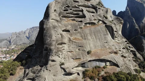 Big erodic mountain Stock Footage 106947054