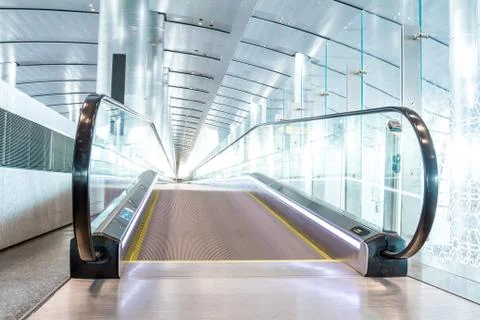 An big escalator Stock Photos