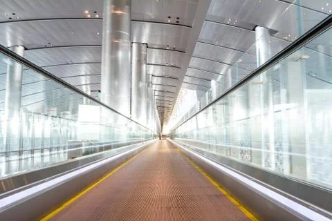 An big escalator Stock Photos
