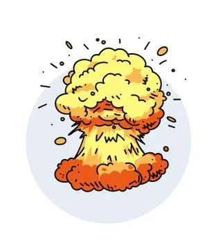 Big explosion Stock Illustration