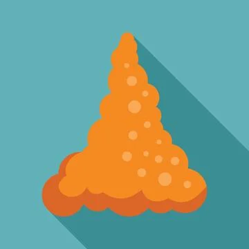 Big explosion mushroom cloud rising upwards creating a long shadow Stock Illustration
