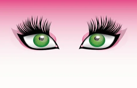Big Eyes Stock Illustration