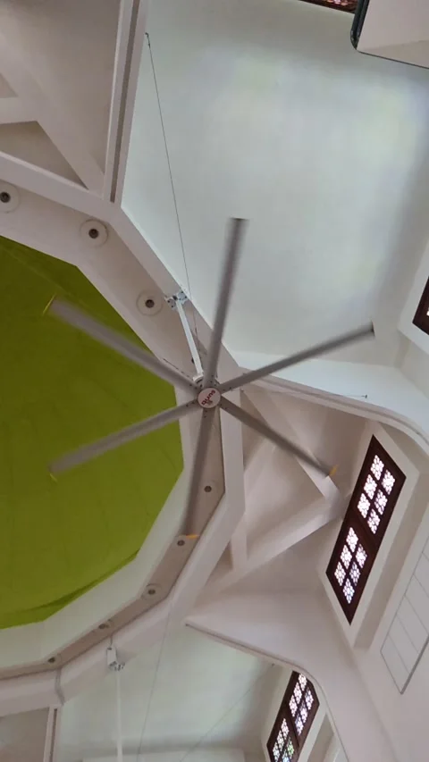 A big fan spinning. Stock Footage 220472111