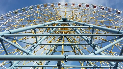 The big ferris wheel of Mtatsminda Stock Footage 167350767