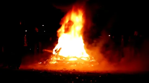 Big Fire Elements. Video stock 38278858