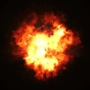 Big fire explosion 2d illustration of a big fire explosion Copyright: xZoo... Stock Photos