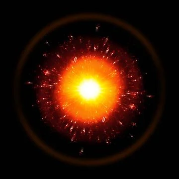 Big fire explosion 2d illustration of a big fire explosion Copyright: xZoo... 写真素材