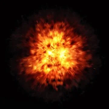 Big fire explosion 2d illustration of a big fire explosion Copyright: xZoo... 写真素材