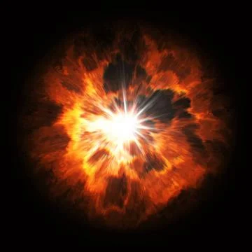 Big fire explosion 2d illustration of a big fire explosion Copyright: xZoo... 写真素材