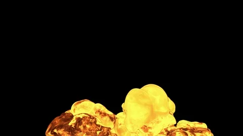 Big fire explosion. Video stock 126888441