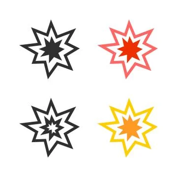 Big fire (fireball) explosion  Stock Illustration