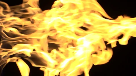  Big Fire Flames Loop  Stock-Footage 210540536