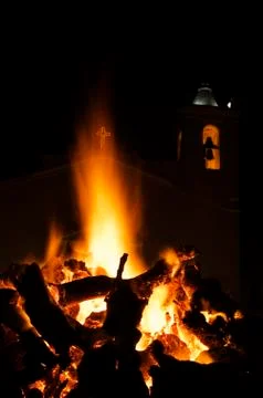 Big fire Stock Photos