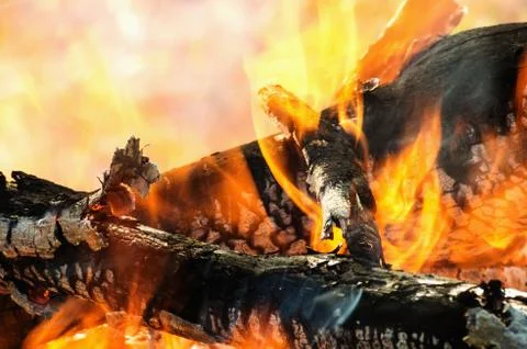 Big fire Stock Photos