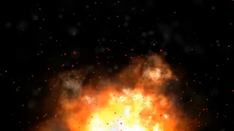 Big Fire with Sparks Vidéo 34082816