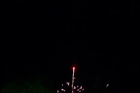Big firework  Stock Footage 753873