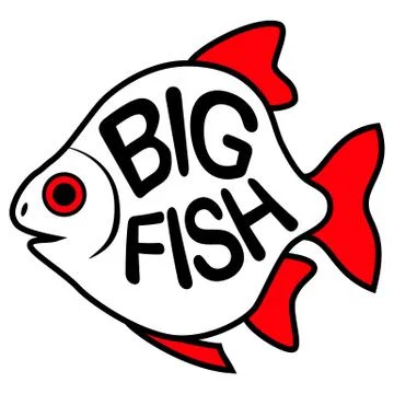 Big Fish background. Stock-Illustration