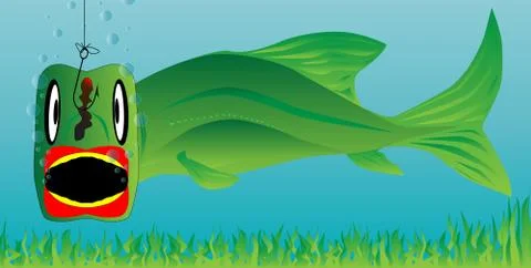 Big fish Stock Illustration