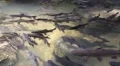 Big fishes swim in the water HD Footage