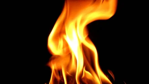 Big flame of fire Video stock 154541164