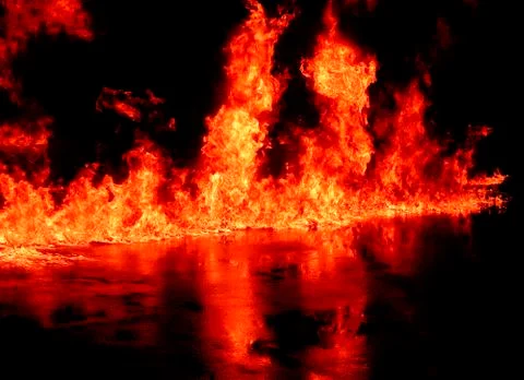 Big flame Stock Photos