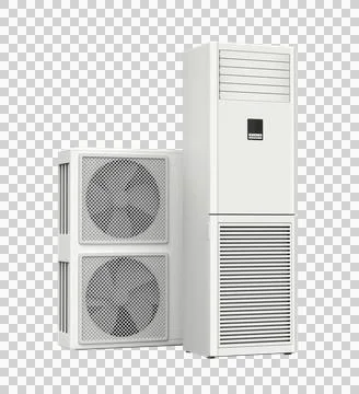 Big floor standing air conditioner 스톡 일러스트