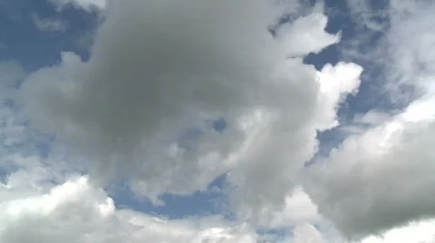 Big Fluffy Clouds 1 Video stock 237516