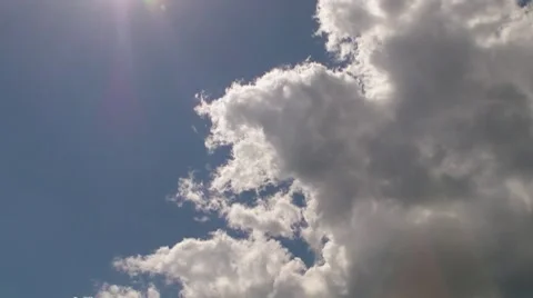 Big Fluffy Clouds Stock-Footage 7759534