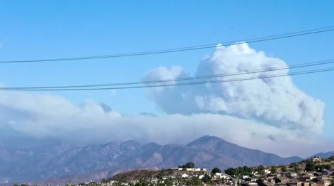 Big Forest fire smoke time lapse 스톡 동영상 52822599