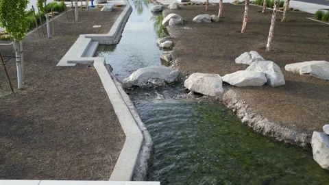 Big Fountain Stream Stock Footage 276912379
