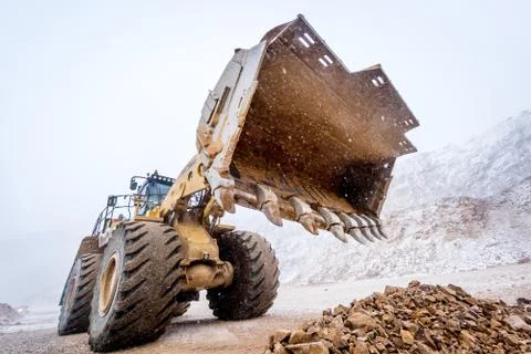 Big front loader Foto stock