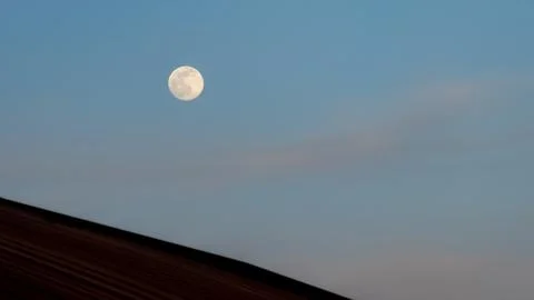 Big full Moon at Parma Stock Photos