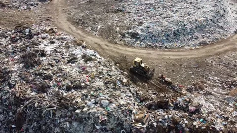 Big garbage heap 6 Stock Footage 155801887