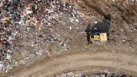 Big garbage heap 9 Stock Footage 155802914