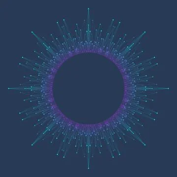 Big Genomic Data Visualization. DNA helix, DNA strand, DNA Test. Molecule or 스톡 일러스트