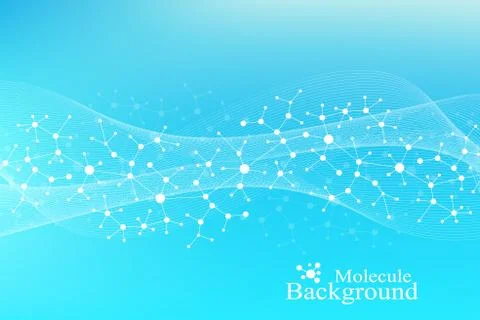 Big Genomic Data Visualization. DNA helix, DNA strand, DNA Test. Molecule or Stock Illustration