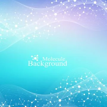 Big Genomic Data Visualization. DNA helix, DNA strand, DNA Test. Molecule or Stock Illustration