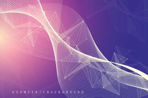 Big Genomic Data Visualization. DNA helix, DNA strand, DNA Test. Molecule or Illustrazione stock