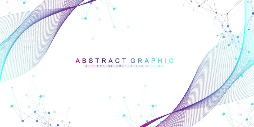 Big Genomic Data Visualization. DNA helix, DNA strand, DNA Test. Molecule or  스톡 일러스트
