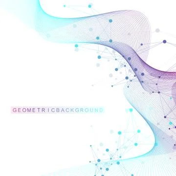 Big Genomic Data Visualization. DNA helix, DNA strand, DNA Test. Molecule or  스톡 일러스트