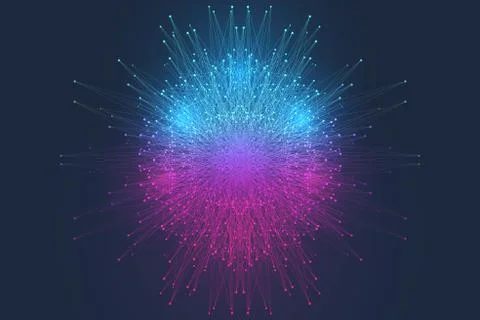 Big Genomic Data Visualization. DNA helix, DNA strand, DNA Test. CRISPR CAS9  Stock Illustration