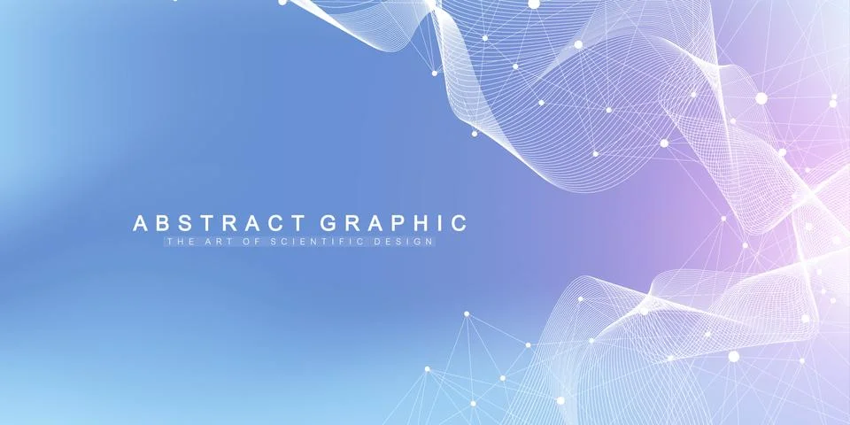 Big Genomic Data Visualization. DNA helix, DNA strand, DNA Test. CRISPR CAS9  Stock Illustration