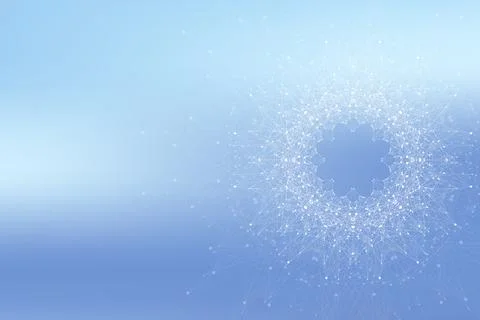 Big Genomic Data Visualization. DNA helix, DNA strand, DNA Test. Molecule or Illustrazione stock