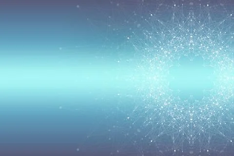 Big Genomic Data Visualization. DNA helix, DNA strand, DNA Test. Molecule or Illustrazione stock