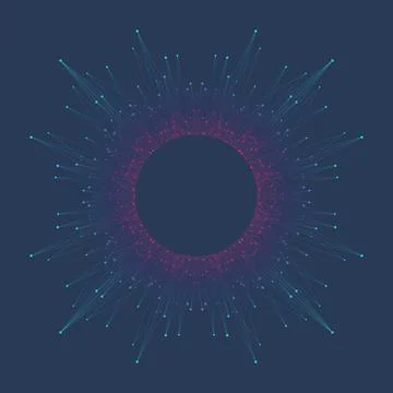 Big Genomic Data Visualization. DNA helix, DNA strand, DNA Test. Molecule or Stock Illustration