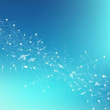 Big Genomic Data Visualization. DNA helix, DNA strand, DNA Test. Molecule or Stock Illustration