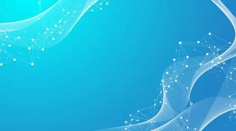 Big Genomic Data Visualization. DNA helix, DNA strand, DNA Test. CRISPR CAS9 - Stock Illustration