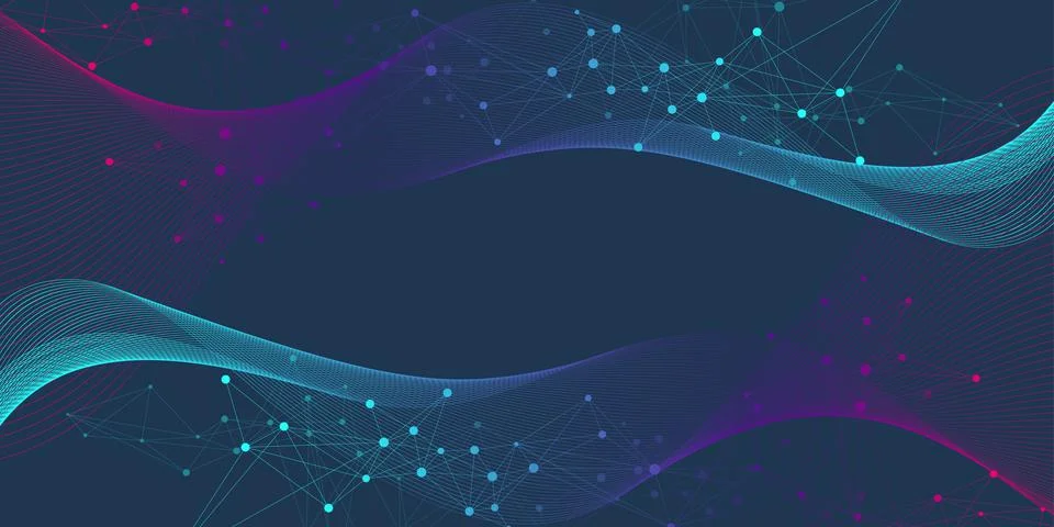 Big Genomic Data Visualization. DNA helix, DNA strand, DNA Test. Molecule or 스톡 일러스트