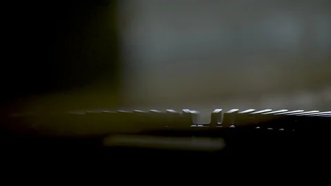 Big gera wheel turning macro closeup. Stock Footage 111779718